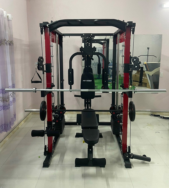 Hình ảnh thực tế giàn tạ đa năng JL-K12