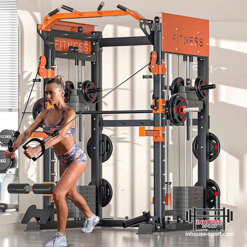 Giàn tạ đa năng Z4 có thể kết hợp đến 35 bài tập