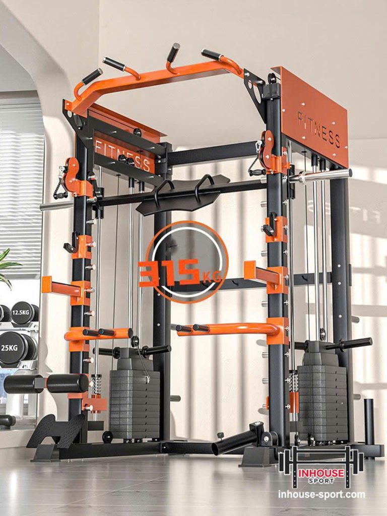 Giàn tạ đa năng Z4 có thể kết hợp đến 35 bài tập