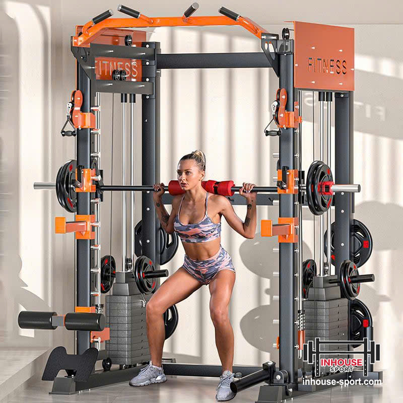 Giàn tạ đa năng Z4 có thể kết hợp đến 35 bài tập